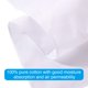 thumbnail image 5 of Deviegath Pañuelos de Bolsillo para Hombre - Pack de 18, 100% Algodón Blanco Sólido, 5 of 7