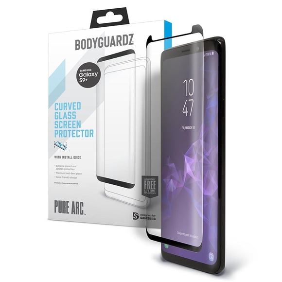 Protector de Pantalla BodyGuardz Pure Arc Glass para Galaxy S9+