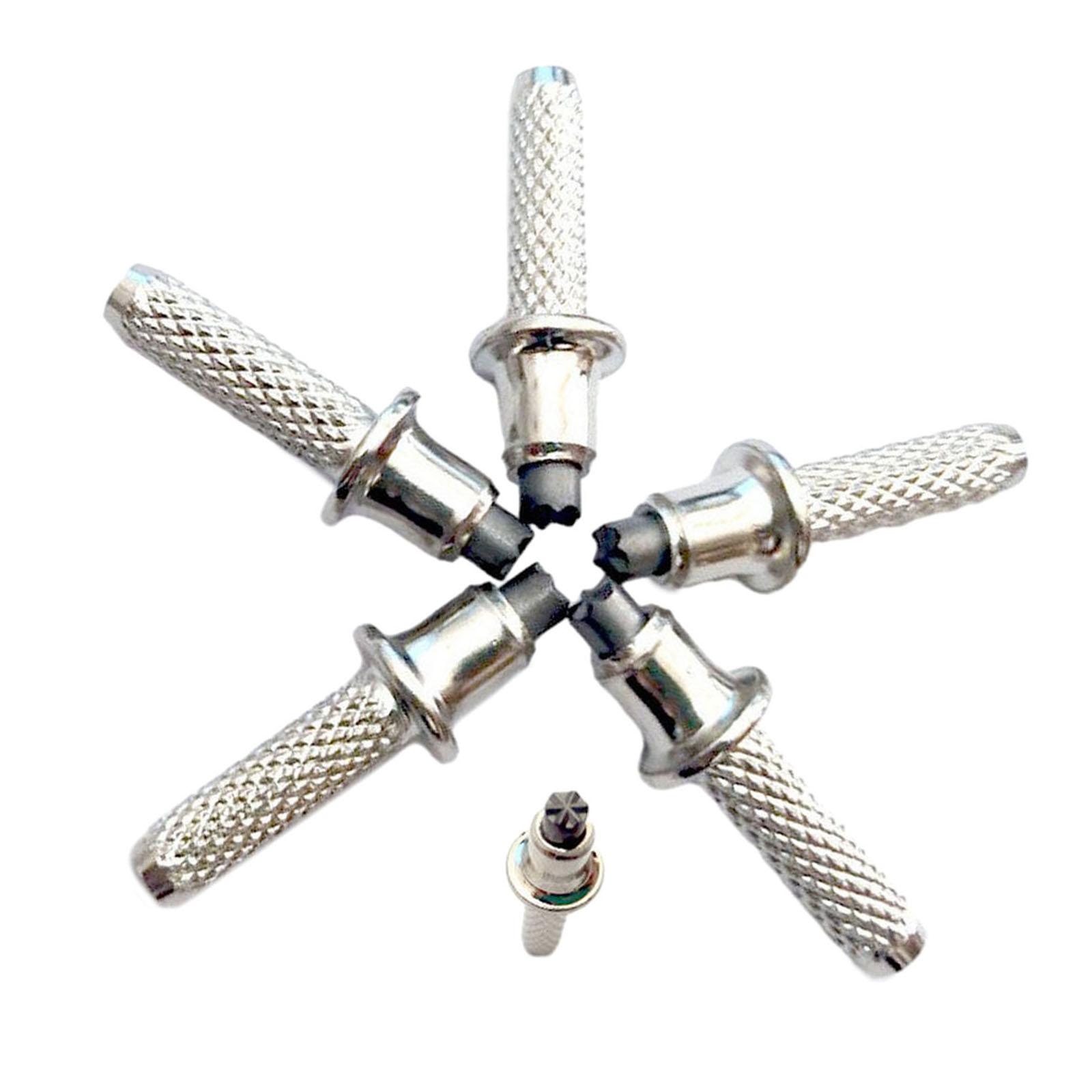 Magideal - 5X Alpenstocks Tip Alpenstocks Protectores De Puntas Puntas De Bastón Universales Bastones De Trekking Punta Para Acampar Caminar Bastón De Montañismo