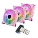 thumbnail image 1 of Ventilador 6Pin Silencioso 33CFM Alto Para Computadora De Escritorio PC Chasis Rosa, 1 of 5