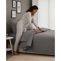 Todo Para El Hogar - Quilt Diseño De Pompones Ideal Para Temporada De Verano (King-Super King)