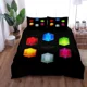 thumbnail image 1 of Soul Duvet Cover Set Double Jenova Bed Linen Set Bed Sheets, 1 of 5