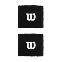 Muñequera Wilson W Negro X2 Tenis/Padel