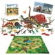 thumbnail image 1 of Alfombra de juego con forma de dinosaurio PicassoTiles PTD11 con 21 figuras de acción, 1 of 9