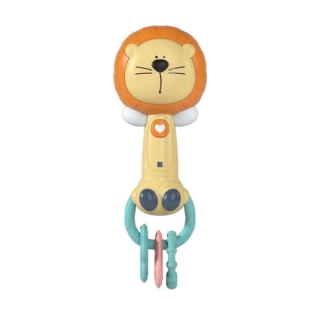 Baby Rattles Music Toys , Infant Grab N Shake Rattle, Sensory Teether, Early Development Learning Music Toy, Newborn Birthday Gifts For 0 1 2 3 4 5 6 7 8 9 10 12 Month Babies Boy Girl