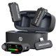 thumbnail image 4 of Hollyland Lark MAX 2 Combo Sistema de Micrófono Lavalier Inalámbrico de 2 Personas 2,4 GHz, Gris Espacial, Incluye Cargador de Pared de 20 W con 2 Puertos USB‑C/USB‑A, 4 of 7