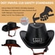 thumbnail image 2 of Casco GYLRFAN estilo vaquero medio aprobado por DOT unisex adulto, 2 of 7