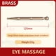 thumbnail image 1 of copper gua sha stick facial beauty foot point ear point probe head massage stainless brass steel metal massage tools, 1 of 3