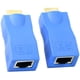 thumbnail image 1 of Extensor HDMI, repetidor de cable de red HDMI a RJ45 sobre Cat 5e/6 1080p hasta 30 m, extensor para HDTV, HDPC, PS4. Solicitar cable de cobre puro Cat 5e/6 (1 puerto/20-30 m). No compatible con HDCP., 1 of 7