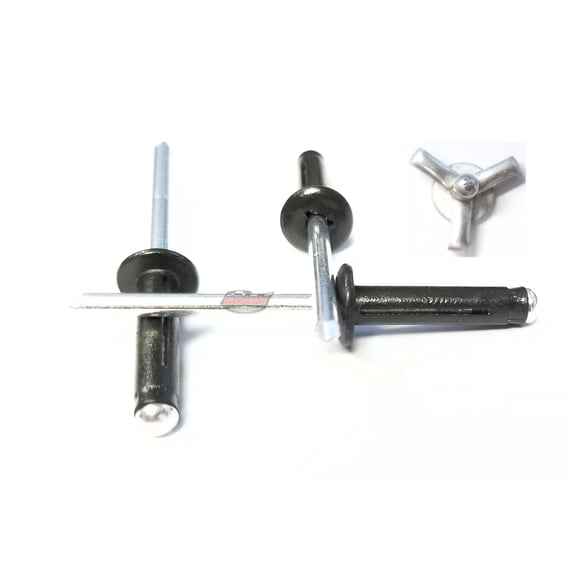 Remaches Pop Edge Performance 4,8 mm Negro Mate 3/16"