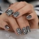thumbnail image 1 of Puntas de uñas postizas Coolnail Punk, gris ahumado oscuro, gris espejo, 1 of 7