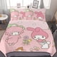 thumbnail image 1 of Rabbit-Piano My Melody 3 Pieces Bedding Sets Soft Comforter Sets Decor Bedroom Gifts, 1 of 5