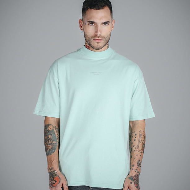 POLERA OVERSIZE MINIMALISTA AQUA U ESENCIALES