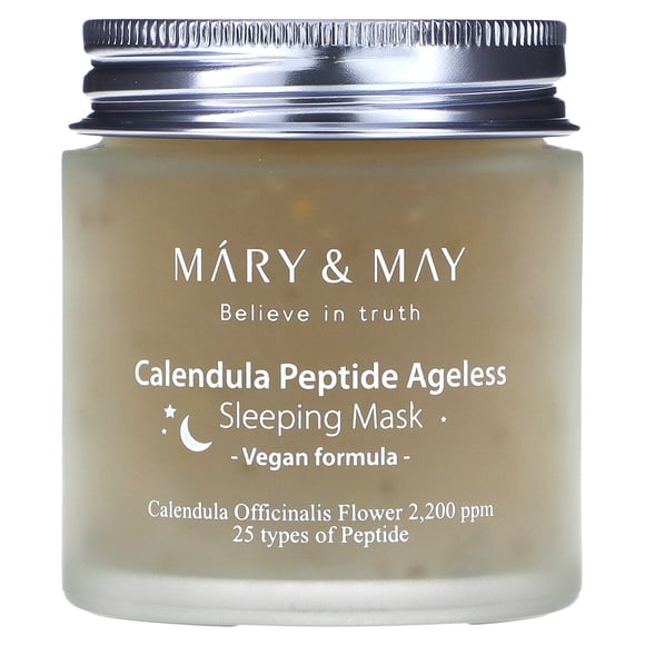 Mary & May Mascarilla Antienvejecimiento para Dormir con Péptidos de Caléndula