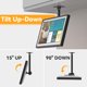 thumbnail image 4 of Soporte bajo mueble Laivli para Echo Show 15 de 15,6" ajustable, 4 of 7