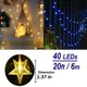 thumbnail image 4 of Cadena de luces Solhice Star de 20 pies y 40 LED que cambian de color, 4 of 8