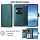 thumbnail image 5 of Funda Cartera Trébol para iPhone 16 Pro Max con Ranuras Tarjetas y Carga Inalámbrica Verde oscuro, 5 of 6