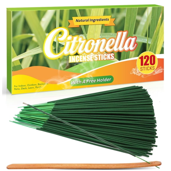 Incienso en Varillas SCENTORINI Citronela 120 Unidades con Soporte