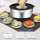 thumbnail image 2 of Juego de cuencos giratorios de acero inoxidable, 20 unidades con tapas herméticas, 2 of 6