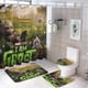 thumbnail image 1 of Yo soy Groot-theme 4-Piece Shower Curtain Set with Rugs, Waterproof Bathroom Decor Set Includes Bath Mat, U-Shaped Rug, Toilet Lid Cover and Curtain with Hooks, 1 of 6