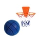 thumbnail image 2 of Baloncesto Silencioso Con Aro Portátil Sin Ruido Niños Adultos Pelota Silencio Juguete Azul Tamaño 7, 2 of 3