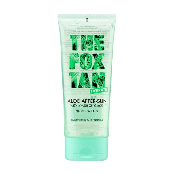 Gel para después del sol THE FOX TAN Aloe, refrescante y calmante, 200 ml