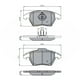 thumbnail image 2 of Pastillas Freno para auto Peugeot 308 SW 2008-2013 Delantero, 2 of 4