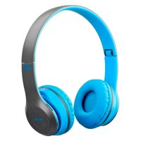 Genérico - Audífonos Bluethooth Fm Tarjeta Sd Pequeños Color Azul