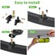 thumbnail image 5 of Espejo retrovisor para carrito de golf, 10L, universal, 16,5 cm, gran angular, 5 of 7