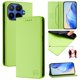 thumbnail image 1 of Funda Billetera con Soporte para Xiaomi 17T Pro Bloqueo RFID Plegable Verde claro, 1 of 6