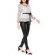 thumbnail image 4 of INSPIRE CHIC Blusa Peplum de Encaje para Mujer con Mangas de Pulsera Florales y Cintura Autoadherente XS Blanca, 4 of 8