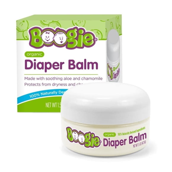 Bálsamo para rozaduras de pañal Boogie USDA Orgánico 45 ml (paquete de 1)