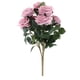 thumbnail image 3 of Ramo De Flores De Rosas Francesas Artificiales Boda Decoración Floral Para El Hogar Púrpura, 3 of 5