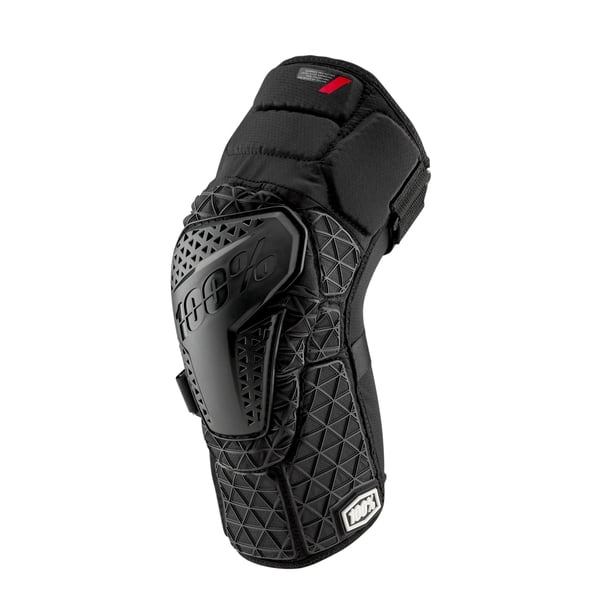 Rodillera para Mountain Bike 100% Surpass - Protección para MTB y BMX - Plástico Duro de Alta Resistencia y Espuma Absorbente Smartshock