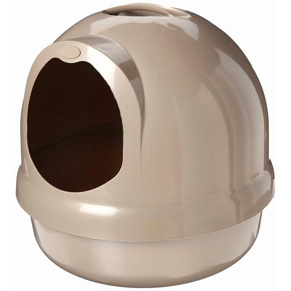 Arenero para gatos Petmate Booda Dome para interiores, titanio