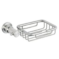 Jabonera Cuadrada Volga Acero Inoxidable Satinado - Nibsa