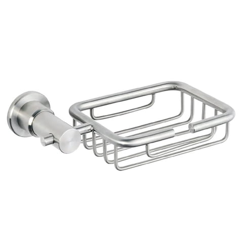 Jabonera Cuadrada Volga Acero Inoxidable Satinado - Nibsa