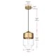 thumbnail image 3 of Lámpara Colgante Elegant Lighting Ashwell Negra Transparente 28 cm, 3 of 8