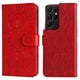 thumbnail image 4 of Funda tipo cartera FOXDOCK para Samsung Galaxy S21 Ultra , diseño girasol en relieve, cuero PU, cierre magnético, soporte y tarjetero, 4 of 5
