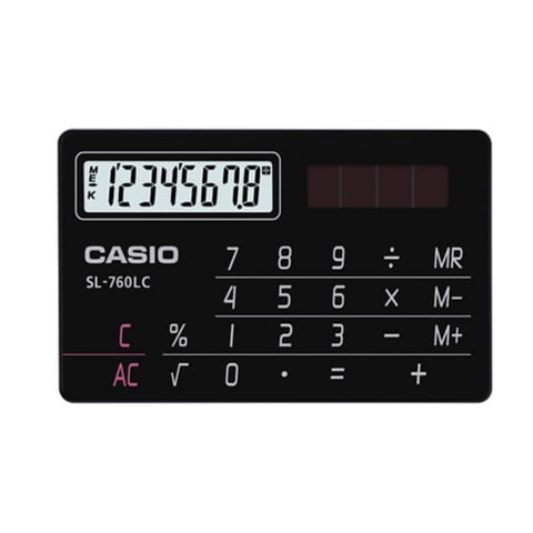 Calculadora Casio Sl-760Lc-Bk-W-Dh