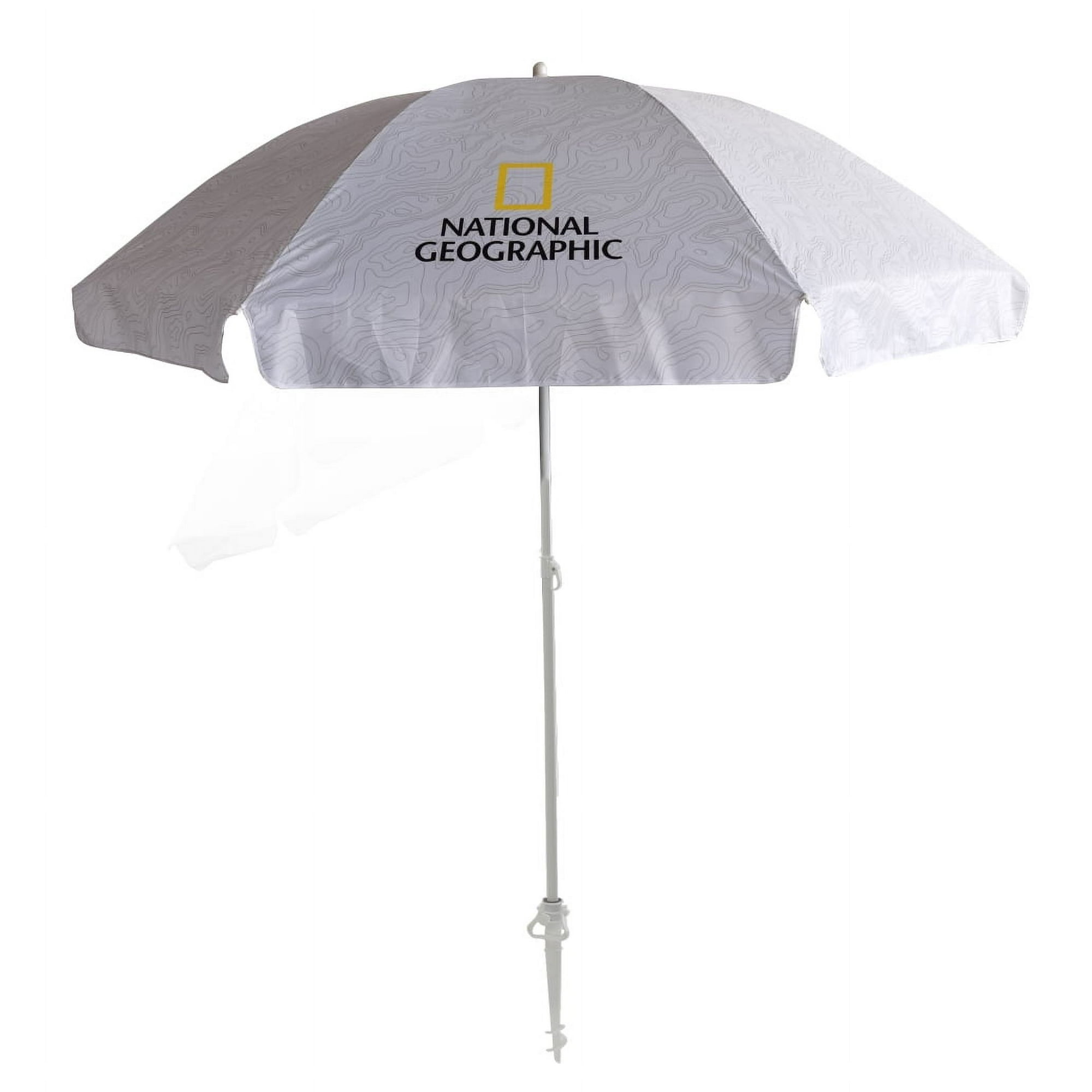 National Geographic - Quitasol Blanco 250cm