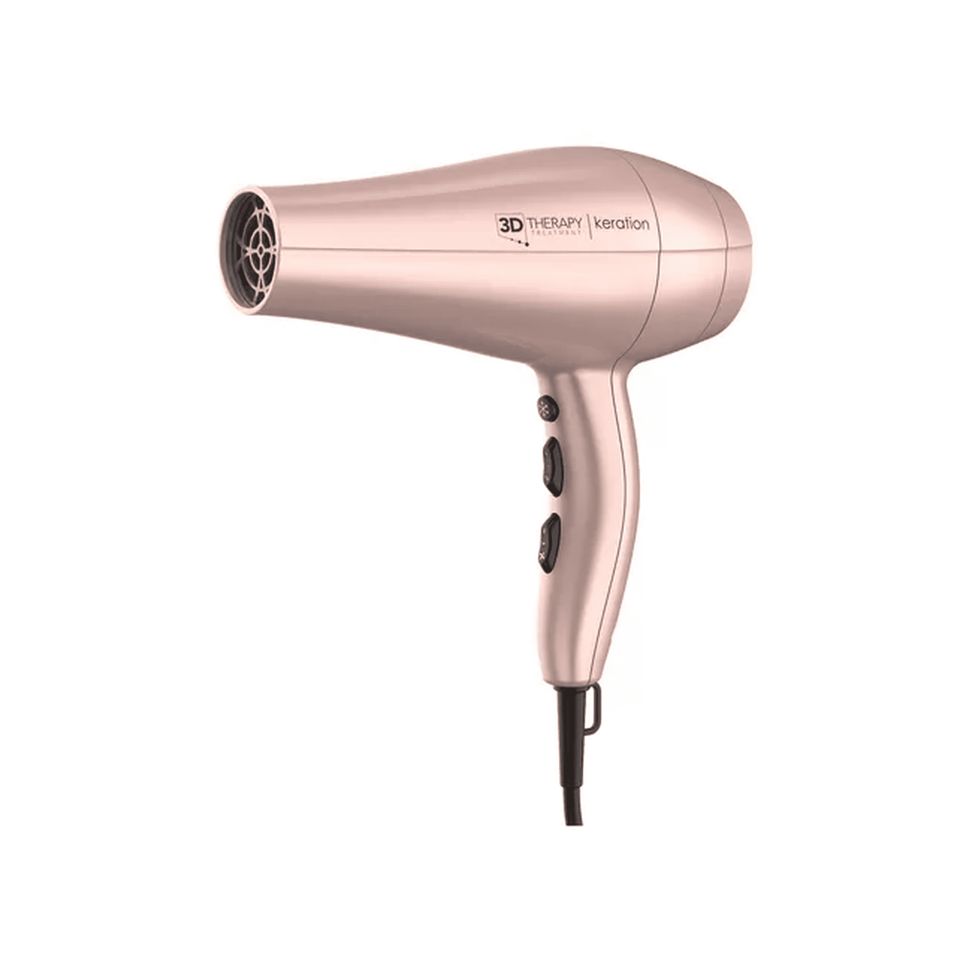 Genérico - Secador De Pelo Gama Diva 3d Keration Ultra Ion Profesional, Color Rosa Gold