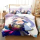 thumbnail image 1 of Game Genshin Impact Kamisato Ayaka Bedding Set Duvet Cover Bed Set Quilt Cover Pillowcase Comforter Boys Adult Bed Sheets, 1 of 5