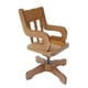 thumbnail image 4 of Silla De Escritorio Giratoria Para Casa De Muñecas A Escala 1:12, Decoración Del Hogar De Estilo Europeo De Madera, 4 of 5