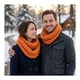 thumbnail image 1 of Bufanda Cuello Estilo Punto Inglés Lana Invierno Abrigado, 1 of 5