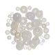 thumbnail image 3 of 1 Paquete De Botones Redondos De Resina Botones Decorativos Costura Artesanal Blanco, 3 of 5
