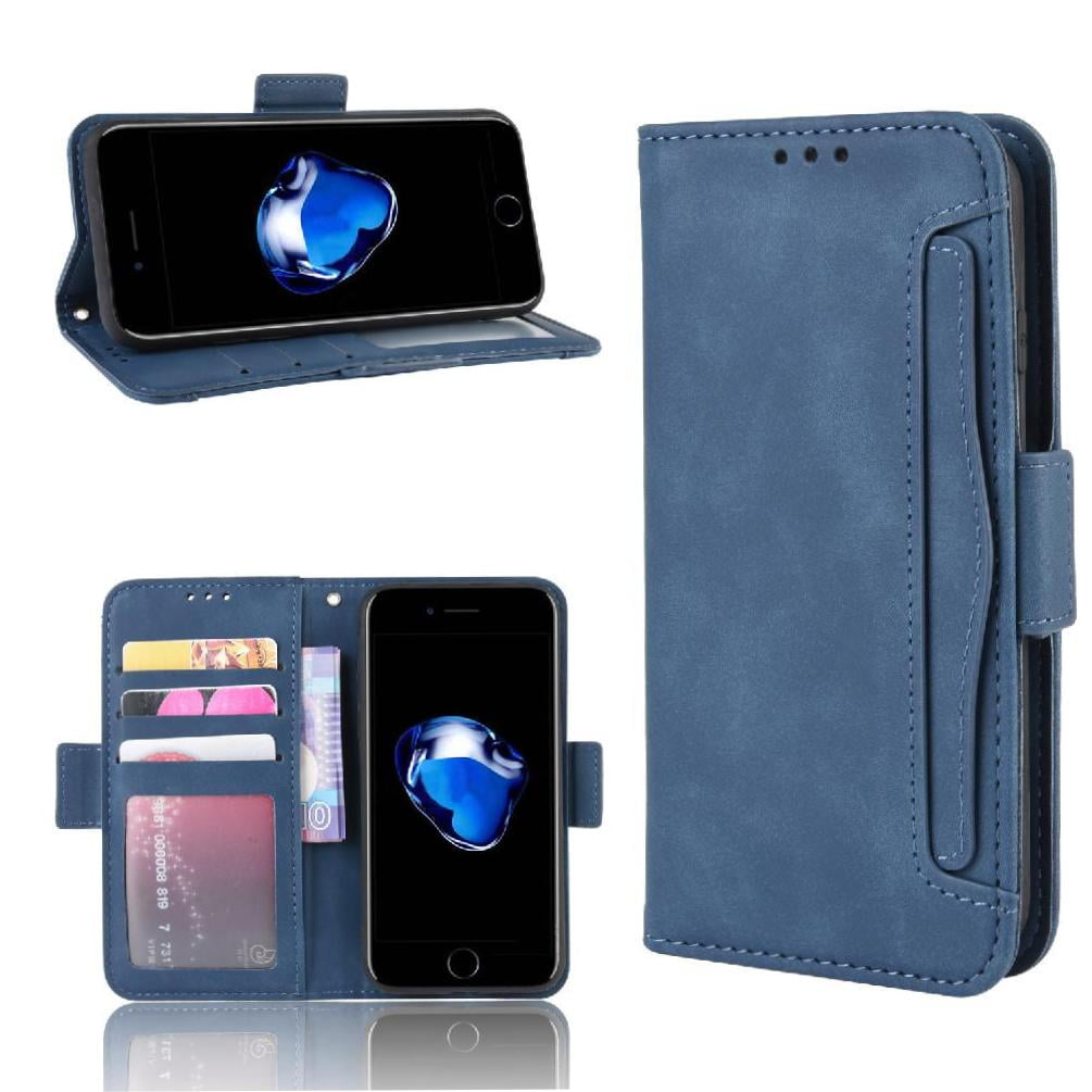 Funda Tipo Billetera Foxdock Para Iphone Se 2020/8/7 – Tapa Flip Con Tarjetero
