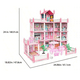 thumbnail image 2 of Casa De Muñecas Castillo Rosa Con Mueble Y Decoraciones Dyi, 2 of 5