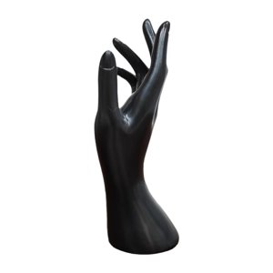 Ioensy - Maniquí Para Adultos, Modelo De Mano, Tocador De Mesa, Tiendas, Collar, Anillos, Soporte De Exhibición, Negro