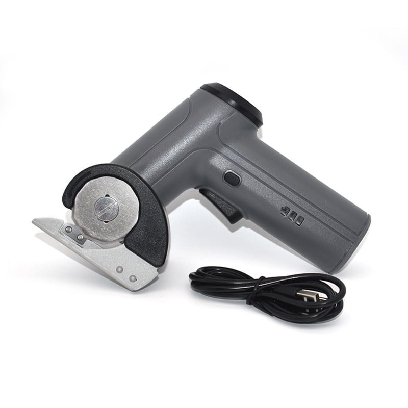 Jenabom - Tijeras Eléctricas De Tela Compactas, Multifunción, Recargables, De Mano, Color Gris, Adecuadas Para Recortar, Hacer Manualidades Y Cortar Telas.
